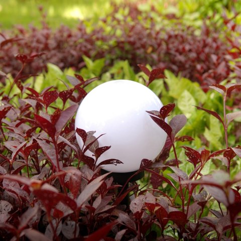 Solarna lampa GreenBlue, wolnostojąca, ogrodowa, kula 25x25x58cm, bialy LED, GB166 Solarna lampa GreenBlue, wolnostojąca, ogrodowa, kula 25x25x58cm, bialy LED, GB166