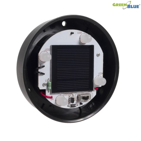 Solarna lampa wolnostojąca ogrodowa GreenBlue, kula 20x20x53cm, bialy LED, GB123 Solarna lampa wolnostojąca ogrodowa GreenBlue, kula 20x20x53cm, bialy LED, GB123
