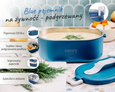 CR 4517 Pojemnik na żywność - podgrzewany - zestaw - metalowy pojemnik + komplet sztućców + woreczek podróżny CR 4517 Pojemnik na żywność - podgrzewany - zestaw - metalowy pojemnik + komplet sztućców + woreczek podróżny