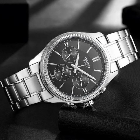 ZEGAREK MĘSKI CASIO MTP-1375D-1AVDF (zd112b) + BOX ZEGAREK MĘSKI CASIO MTP-1375D-1AVDF (zd112b) + BOX