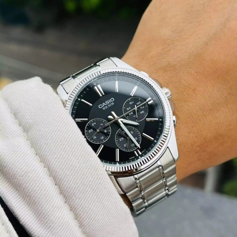 ZEGAREK MĘSKI CASIO MTP-1375D-1AVDF (zd112b) + BOX ZEGAREK MĘSKI CASIO MTP-1375D-1AVDF (zd112b) + BOX