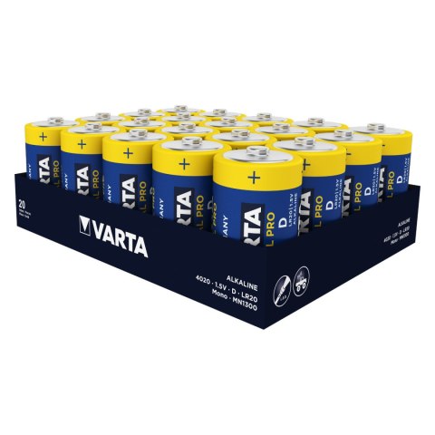 20x baterie R-20 LR20 D alkaliczne Varta Industrial 20x baterie R-20 LR20 D alkaliczne Varta Industrial