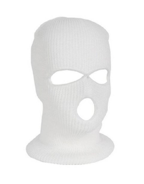 BQ42C Kominiarka balaclava 3 otwory whit BQ42C Kominiarka balaclava 3 otwory whit