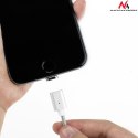 Kabel micro USB magnetyczny silver Maclean Energy MCE160 - Quick & Fast Charge