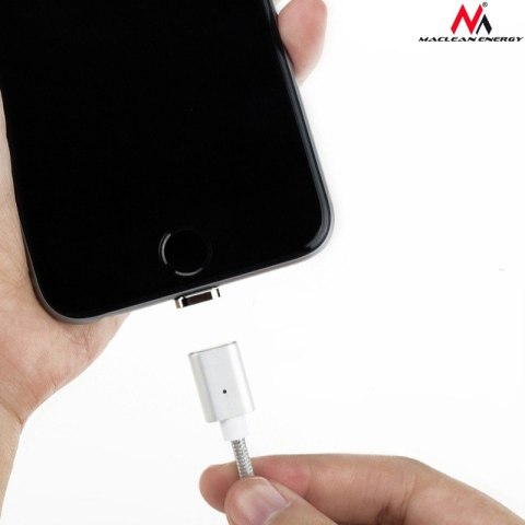 Kabel micro USB magnetyczny silver Maclean Energy MCE160 - Quick & Fast Charge Kabel micro USB magnetyczny silver Maclean Energy MCE160 - Quick & Fast Charge