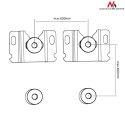 MC-779 51509 Uchwyt do TV 37-70 cali max vesa 600x400 55kg