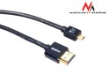 Przewód Maclean, HDMI-microHDMI, ULTRA SLIM, v1.4, A-D, 3m, MCTV-723