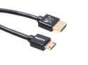 Przewód Maclean, HDMI-miniHDMI, ULTRA SLIM, v1.4, A-C, 0,5m, MCTV-710