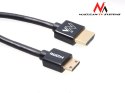 Przewód Maclean, HDMI-miniHDMI, ULTRA SLIM, v1.4, A-C, 0,5m, MCTV-710