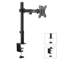 Uchwyt biurkowy do monitora LCD Maclean, pojedyncze ramię, VESA 75x75 oraz 100x100, 13-32", 8kg, MC-752