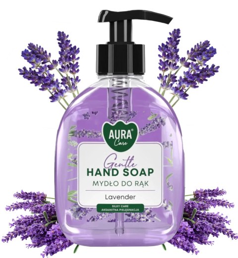 AURA Care Mydło Do Rąk Delikatne Lawenda 300 ml Z Dozownikiem AHS-001-002 AURA Care Mydło Do Rąk Delikatne Lawenda 300 ml Z Dozownikiem AHS-001-002