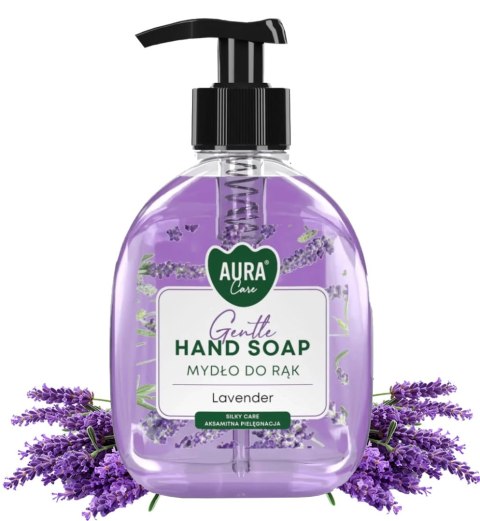 AURA Care Mydło Do Rąk Delikatne Lawenda 300 ml Z Dozownikiem AHS-001-002 AURA Care Mydło Do Rąk Delikatne Lawenda 300 ml Z Dozownikiem AHS-001-002