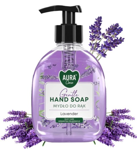 AURA Care Mydło Do Rąk Delikatne Lawenda 300 ml Z Dozownikiem AHS-001-002 AURA Care Mydło Do Rąk Delikatne Lawenda 300 ml Z Dozownikiem AHS-001-002