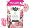 AURA Care Mydło Do Rąk Nawilżające Róża 1000 ml Uzupełniające AHS-002-001