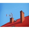 Antena zewnętrzna TV DVB-T kierunkowa Maclean MCTV-915 LTE VHF-UHF MUX8