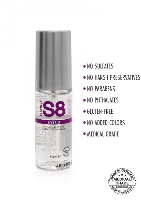 S8 Hybrid Lube 50ml Natural S8 Hybrid Lube 50ml Natural
