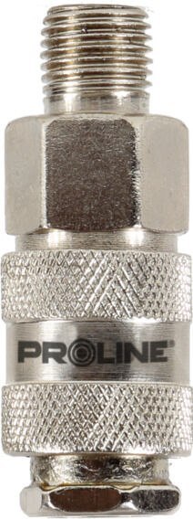 Szybkozłączka żeńska, gwint zewnętrzny 1/4", proline