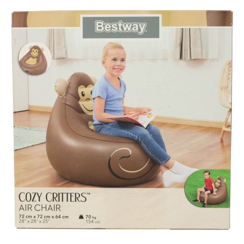 FOTEL DMUCHANY PUF BESTWAY 75116 MAŁPKA FOTEL DMUCHANY PUF BESTWAY 75116 MAŁPKA