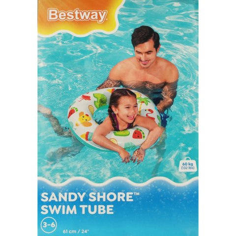 KÓŁKO DO PŁYWANIA DMUCHANE BESTWAY 36014 FLAMING 61CM KÓŁKO DO PŁYWANIA DMUCHANE BESTWAY 36014 FLAMING 61CM