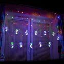 LAMPKI LED KURTYNA KULE ŚWIĄTECZNE CHOINKOWE 3M 108LED MULTIKOLOR
