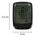 LICZNIK ROWEROWY RALLEX WODOODPORNY PRZEWODOWY PRĘDKOŚCIOMIERZ 25W1 LCD