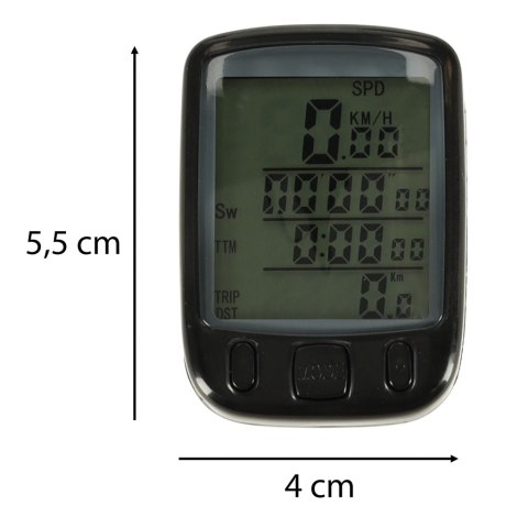 LICZNIK ROWEROWY RALLEX WODOODPORNY PRZEWODOWY PRĘDKOŚCIOMIERZ 25W1 LCD LICZNIK ROWEROWY RALLEX WODOODPORNY PRZEWODOWY PRĘDKOŚCIOMIERZ 25W1 LCD