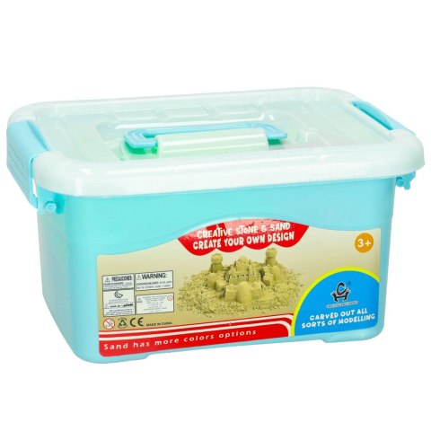 PIASEK KINETYCZNY 2KG FOREMKI PIASKOWNICA ZESTAW XXL PLASTYCZNY KREATYWNY NIEBIESKI PIASEK KINETYCZNY 2KG FOREMKI PIASKOWNICA ZESTAW XXL PLASTYCZNY KREATYWNY NIEBIESKI