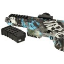 PISTOLET NA KULKI ŻELOWE WODNE KARABIN NIEBIESKI ZASILANIE BATERYJNE USB 550SZT. 7-8MM
