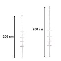 PÓŁKA ŁAZIENKOWA NAROŻNA TELESKOPOWA POD PRYSZNIC 320 CM