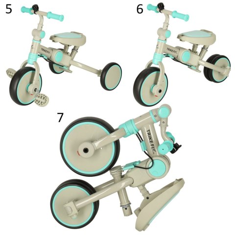 ROWEREK TRÓJKOŁOWY TRIKE FIX V4 NIEBIESKO-SZARY Z DASZKIEM ROWEREK TRÓJKOŁOWY TRIKE FIX V4 NIEBIESKO-SZARY Z DASZKIEM