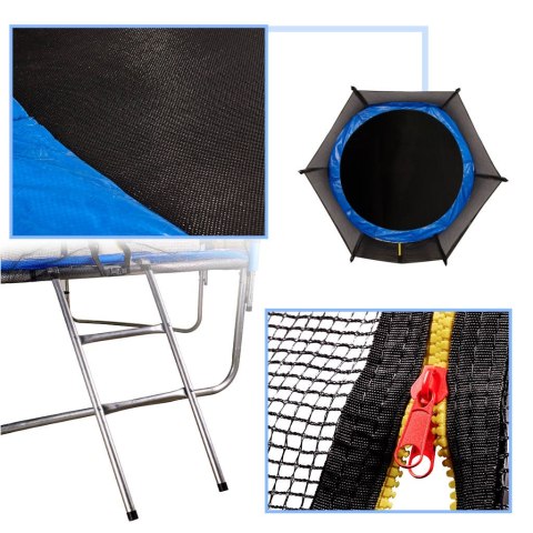 TRAMPOLINA OGRODOWA DLA DZIECI SIATKA 305CM 10FT 42KG TRAMPOLINA OGRODOWA DLA DZIECI SIATKA 305CM 10FT 42KG