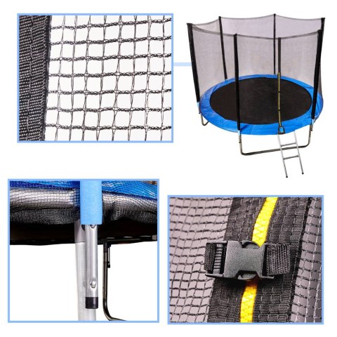 TRAMPOLINA OGRODOWA DLA DZIECI SIATKA 305CM 10FT 42KG TRAMPOLINA OGRODOWA DLA DZIECI SIATKA 305CM 10FT 42KG