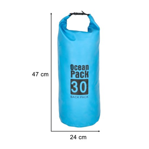 WOREK WODOSZCZELNY TORBA WODOODPORNA NADMUCHIWANA DO KAJAKA DESKI SUP 30L WOREK WODOSZCZELNY TORBA WODOODPORNA NADMUCHIWANA DO KAJAKA DESKI SUP 30L