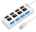 AK228C Hub 4xusb aktywny biały AK228C Hub 4xusb aktywny biały
