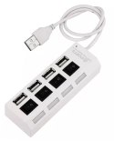 AK228C Hub 4xusb aktywny biały AK228C Hub 4xusb aktywny biały