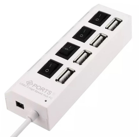 AK228C Hub 4xusb aktywny biały AK228C Hub 4xusb aktywny biały