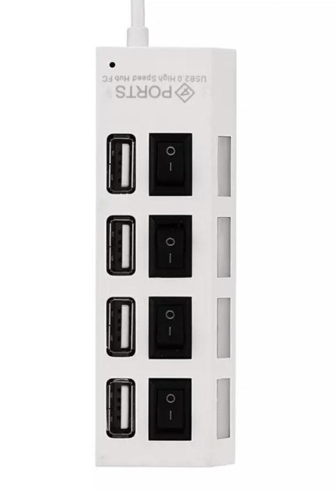 AK228C Hub 4xusb aktywny biały AK228C Hub 4xusb aktywny biały