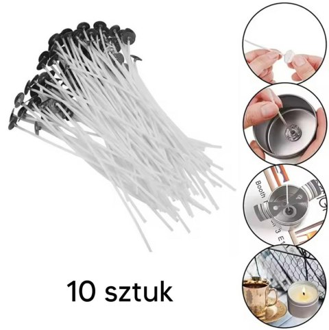 DA187A Knoty do świec 10szt DA187A Knoty do świec 10szt