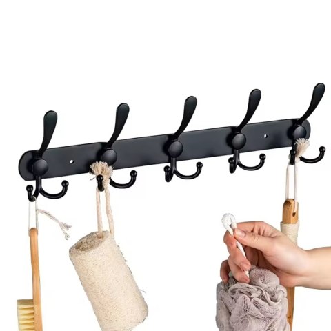 DA200 Wieszak ścienny 45cm czarny DA200 Wieszak ścienny 45cm czarny
