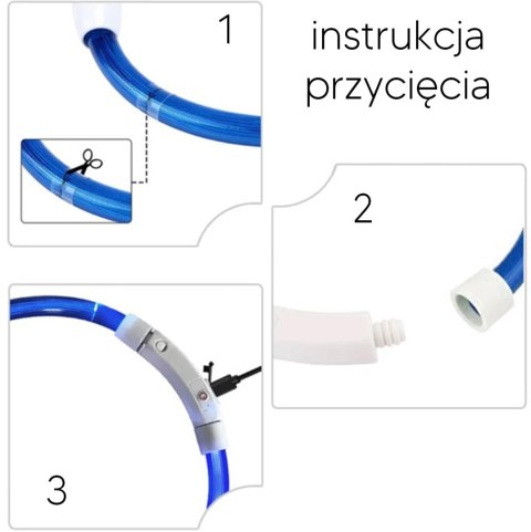 DA269A Obroża świecąca led reg. rgb DA269A Obroża świecąca led reg. rgb