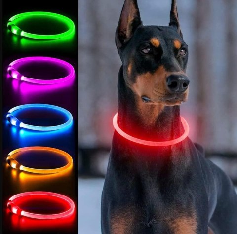 DA269A Obroża świecąca led reg. rgb DA269A Obroża świecąca led reg. rgb