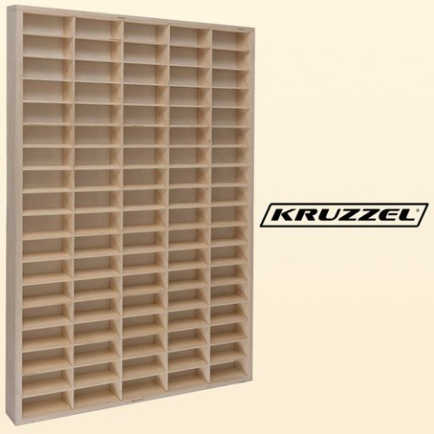 Półka drewniana na auta/resoraki KRUZZEL 21997 Półka drewniana na auta/resoraki KRUZZEL 21997