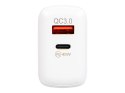 76-029# Ładowarka sieciowa gniazdo usb + usb-c pd 45w gan