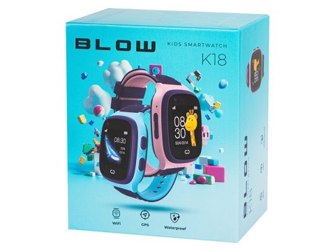 89-014# Smartwatch blow kids k18 4g gps różowy 89-014# Smartwatch blow kids k18 4g gps różowy