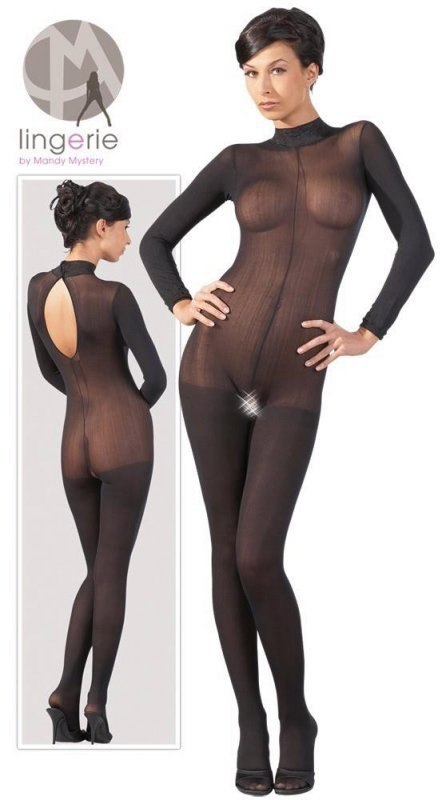Catsuit with Lace Collar M/L Catsuit with Lace Collar M/L