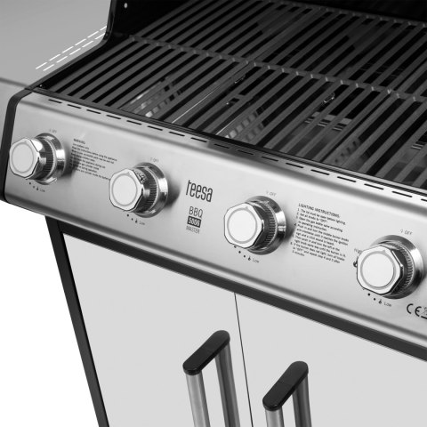 Teesa BBQ 5006 MASTER grill gazowy - 5 palników- miejsce na butlę Teesa BBQ 5006 MASTER grill gazowy - 5 palników- miejsce na butlę