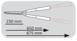 40050 Nożyce do żywopłotu 250mm, Proline