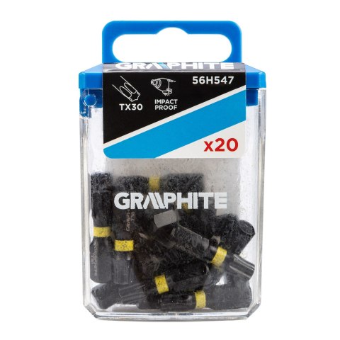 Bity udarowe TX30 x 25 mm, 20 szt. Bity udarowe TX30 x 25 mm, 20 szt.