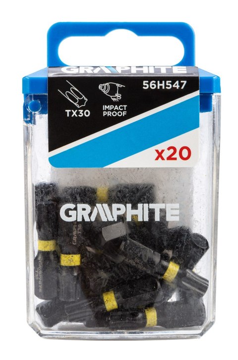 Bity udarowe TX30 x 25 mm, 20 szt. Bity udarowe TX30 x 25 mm, 20 szt.