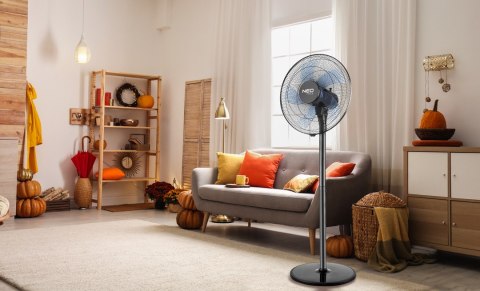 Wentylator podłogowy 50W, śr. 40 cm, 3 prędkości, oscylacja Wentylator podłogowy 50W, śr. 40 cm, 3 prędkości, oscylacja